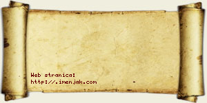 Dijana Sokolović vizit kartica